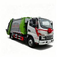 Camion Compacteur Léger Populaire JAC Junling V3 4x2 avec Moteur Diesel, Mini Camion à Déchets Compressés, Disponible en Version Conduite à Gauche (LHD) et Conduite à Droite (RHD)