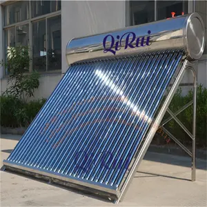 Complete 50L 100L 150L 200L 300L 500 Liter Solar Panel Hot Water Boiler Evacuated Tube Stainless Steel Solar Water Heater