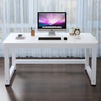 Bureau d'ordinateur de bureau à coin arrondi bureau d'étude à domicile simple bureau renforcé rectangulaire