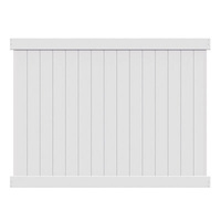 Clôture en vinyle PVC Aochi Lattice Top Fence, clôture en plastique pour l'intimité, fabrication chinoise, design nouveau, clôture de jardin blanche, résistante aux UV, non enduite, prix bas.