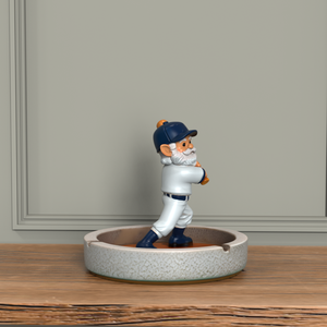 Großhandel <span class=keywords><strong>Custom</strong></span> Resin Gnome Baseball Aschenbecher Lustige Sport Thema Raucher halter Keramik Zigarre Aschenbecher für Bar Lounge Dekor - Product Image 5