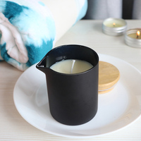Bougie de massage SPA en cire de soja naturelle, parfumée, luxe, huile essentielle, étiquette privée, mèche en bois, coffret cadeau
