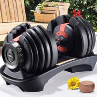 Ensemble d'haltères réglables en fonte Durable de Fitness pour hommes de vente chaude 10/15/20/30/40kg