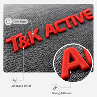 Étiquette thermocollante en silicone 3D au toucher doux, logo personnalisé en relief, patch autocollant lavable pour vêtements de sport et de loisirs