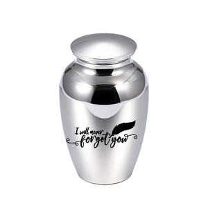 Piccola urna di cremazione adorabili urne ricordo per cenere Mini vaso commemorativo funerario per ceneri di animali domestici umani-non ti scordar mai - Product Image 3