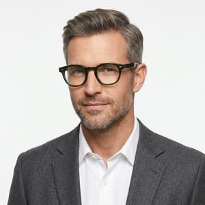 Montature per Occhiali da Vista Unisex in Acetato Spesso e Robusto con Effetto Tartaruga, Personalizzabili con Logo OEM ODM, Vendita all'Ingrosso - Product Image 2