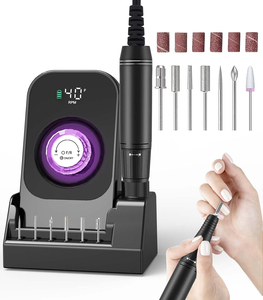 Perceuse à ongles électrique professionnelle, 40 vitesses réglables, pour le retrait, le limage et le polissage des ongles - Product Image 1