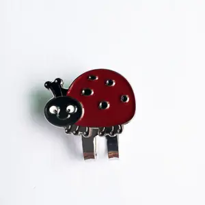 Tiger Cat Dog Ladybird Golf Ball Marker Hat Clip for Putting Green Animal Style Magnetic Golf Ball Marker with Hat Clip
