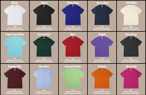Custom 230G 100% Cotton T Shirt OEM ODM Oversized Unisex Blank Crew Neck Short Sleeve <b>Tee</b> with Logo - Product Image 6