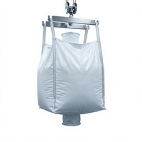 High Cleanliness Plastic FIBC Ton Bag Bulk Bag Bottle-Shaped PE Inner Liner PP Woven Outer Bag Top Filling Spout Bottom