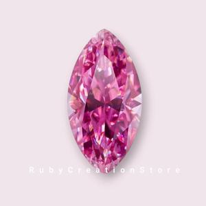 Best Pink Marquise Moissanite Stone VVS1 Clarity, <b>Loose</b> <b>Gemstone</b> for Jewellery for Jewelry Making All Sizes - Product Image 2