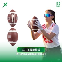 Ballon de football américain XX Beast en PU durable pour jeunes et adultes, entraînement en plein air, jeu
