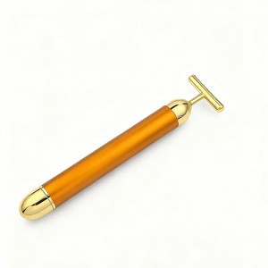 Zinc Facial Massager T-Shape Facial <b>Massage</b> Face Lifting Massager Anti Wrinkle Skin Care Beauty <b>Tool</b> - Product Image 3