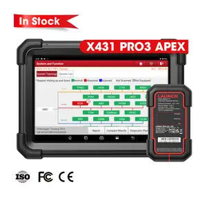 Lancement x431 pro3 apex x-431 pro 3 vplus v scanner de codage de clé du système complet automotriz outil de diagnostic professionnel pour toutes les voitures