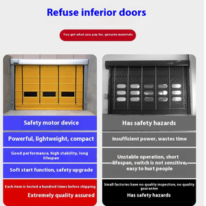 Vendita Diretta di Porte Avvolgibili Automatiche Impermeabili Adatte per Officine, Docce ad Aria e Porte con <span class=keywords><strong>Cerniera</strong></span> per Accesso - Product Image 5