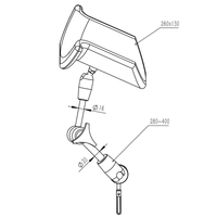 Support de jambe universel et positionneur articulé WEIYE pour table d'opération hospitalière et accessoires de table de lit
