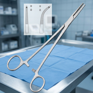 คีมหนีบเนื้อเยื่อแบบตรง ยี่ห้อ Adson รุ่น Haemostatic Tissue Forceps ขนาด 1x2 ซี่ฟัน สำหรับการผ่าตัดทั่วไป ได้รับการรับรองมาตรฐาน CE - Product Image 2