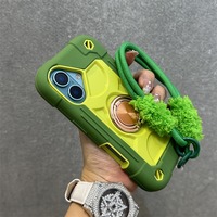 Étui robuste avec anneau de support et cordon pour iPhone 17 Pro Max, coque de protection en PC et TPU pour iPhone 11, 12, 13, 14, 15, 16 Pro Max