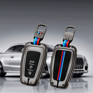 Kim loại chìa khóa xe bao gồm tùy chỉnh xe từ xa chính Bìa mềm <span class=keywords><strong>Silicone</strong></span> trường hợp quan trọng - Product Image 1