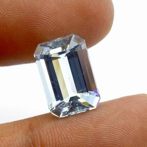 Piedra preciosa aguamarina natural 9,00 Cts Octagon Cut AA + Blue Anabiya Gems Africa Origin para la fabricación de joyas - Product Image 4