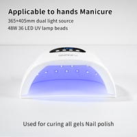 SNRQI Fabrik Maßgefertigte Tragbare Plug-in Nagellack-Härtungsmaschine Nagelzubehör UV-LED-Nagellampe UV-Licht Schnelltrocknende Nägel UV-Lampe T5
