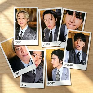 KPOP ชุด 7 ชิ้น/เซ็ต บังทันบอยส์ ทัวร์ อารีรัง โฟโต้การ์ด กระดาษรูปวงกลม คอลลาจอาร์ต ของสะสม กรอบรูปตกแต่ง - Product Image 4