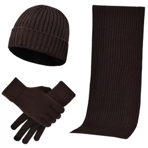 Logo Tùy Chỉnh Màu Rắn Khăn Găng Tay Phù Hợp Với <span class=keywords><strong>Beanie</strong></span> <span class=keywords><strong>Hat</strong></span> Set Dệt Kim Mùa Đông Ấm Áp <span class=keywords><strong>Hat</strong></span> Cho Phụ Nữ Đàn Ông Mùa Thu Mùa Đông Ngoài Trời Ăn Mặc - Product Image 5