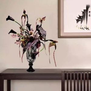 OH ARTS - Decoración Navideña de Gran Tamaño para el Año Nuevo, Tema Oscuro, Decoración Moderna para el Vestíbulo del Hotel, Tela Floral Simulada Antibacteriana Hecha a Mano - Product Image 4