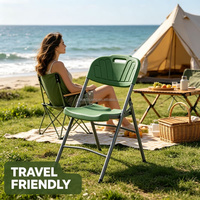 Chaise longue pliante de plage, portable et inclinable pour extérieur, idéale pour le camping, la sieste, la terrasse, la pêche, les camping-cars, le jardin et les festivals