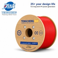 Câble solaire PV DC 1x4mm en cuivre étamé noir H1Z2Z2-K 1.5KV IP67 pour usage industriel et de construction pour système d'énergie solaire