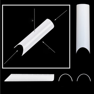 OEM-uñas postizas ultrafinas para salón, Uñas postizas Extra largas XXL, en forma de C - Product Image 4