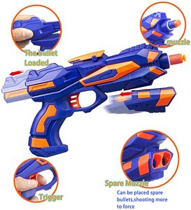 Pistola de balas de EVA suave para niños, Arma de juego al aire libre multicolor, objetivo de tiro, juguete, hecho en china - Product Image 4