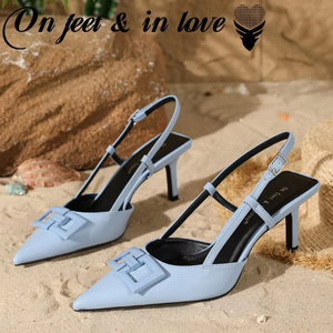 1208B-8 Nouveau Style Sandales à <span class=keywords><strong>Talon</strong></span> Fin Chaussures d'Été pour Dames Sandales à Talons Hauts Bout Pointu Chaussures Élégantes pour <span class=keywords><strong>Femme</strong></span> - Product Image 2