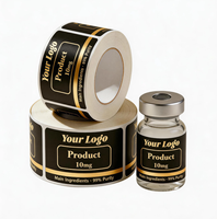 Étiquette pour flacon de poudre de 3ml, 5ml, 10ml, étiquette pour flacon cosmétique ou d'huile essentielle, étiquette pour flacon de peptide de 3ml, étiquette pour flacon de peptide.
