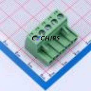 DB2EK-5.0-5P-GN-S Plug-in Terminal Block P=5mm Connector ( Connector Type: Male Plug )( Construction: 1x5P )( Pitch: 5mm ) - Product Image 1