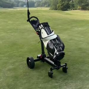 <b>Four</b>-<b>wheel</b> Electric Golf <b>Trolley</b> with 30kg Load Capacity 35-40KM Range Remote Control-Golf Bag Cart - Product Image 2