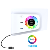 Ventilateur de refroidissement PG-P5S019 pour console PS5 Slim, refroidisseur à détection automatique de température pour console PS5 Slim, ventilateur LED
