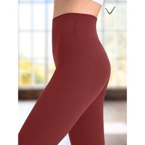 Shorts de Ciclismo de Cintura Alta para Mujer en Color Marrón Moca, Hechos de 80% Poliamida y 20% Elastano, Ajuste Deportivo Ideal para Ciclistas - Product Image 6