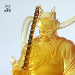 Tượng Phật pha lê thủ công cao cấp, thiền định Phật giáo, đồ trang trí nhà cửa, quà tặng, tượng Phật pha lê - Product Image 2