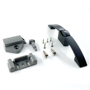 Commercio all'ingrosso nero RV blocco a pulsante ad arco per armadio auto e Caravan con maniglie a pulsante - Product Image 3