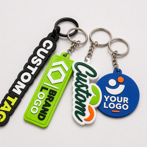 Certified Factory Pvc Rubber Silicone <b>Custom</b> Shape Color <b>Keychain</b> Manufacturers <b>Custom</b> Letter Logo Pvc <b>Keychain</b> - Product Image 3