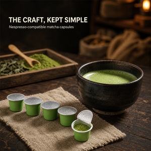 Cápsulas de Matcha Ritual de Primera Calidad Compatibles con Máquinas Nespresso, Cápsulas de Té Verde Orgánico Puro, Suministro al por Mayor - Product Image 4