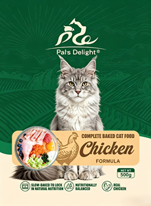 Alimento para Gatos Pal's Delight, Nutrición Saludable y Equilibrada, Completo para Todas las Etapas de Vida, Sabor a Pollo, Venta de Fábrica, 500g - Product Image 1