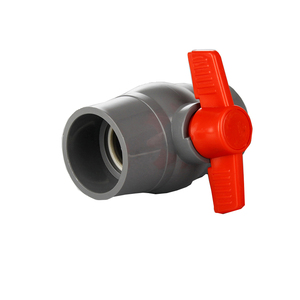 Venta Directa de Fábrica: Válvulas de Bola de Plástico Gris de 1/2 a 4 Pulgadas, Válvulas de Bola UPVC con Bola de PP - Product Image 6