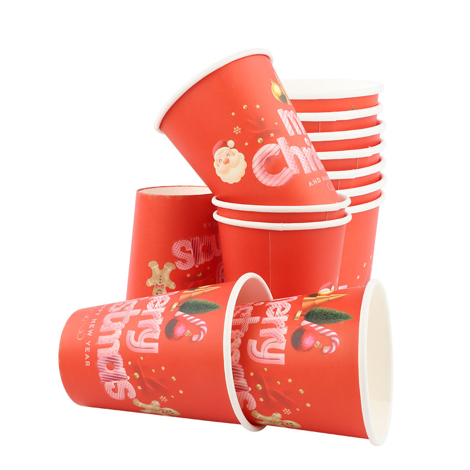 Wholesale 6oz 8oz 12oz Disposable Takeaway Coffee Cups Paper Cups With Custom Logo