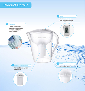 <span class=keywords><strong>Carafe</strong></span> <span class=keywords><strong>filtrante</strong></span> à eau avec logo personnalisé, service OEM/ODM, <span class=keywords><strong>carafe</strong></span> à eau alcaline 3,5 L pour salle de sport, hôtel, bureau, cadeau pour une eau potable saine - Product Image 3
