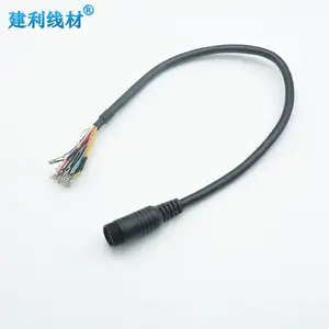 27-pin Monitor Output Cable For Multi-Channel Camera Systems Display Tail Cable Truck Cable Specifications Customize