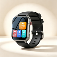 Montre connectée GPS A80 avec fonction d'appel, enregistrement des données de santé, alerte d'urgence SOS, étanche IP67