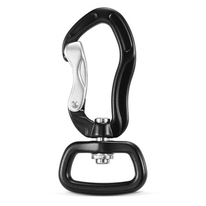 Aluminum alloy swivel carabiner for dog leash