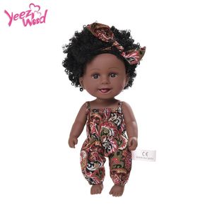 Pas cher pleine Silicone 12 pouces poupées Offre Spéciale afro-Américain noir poupée pour enfant fille jouets bébé <span class=keywords><strong>bebe</strong></span> reborn poupée - Product Image 3